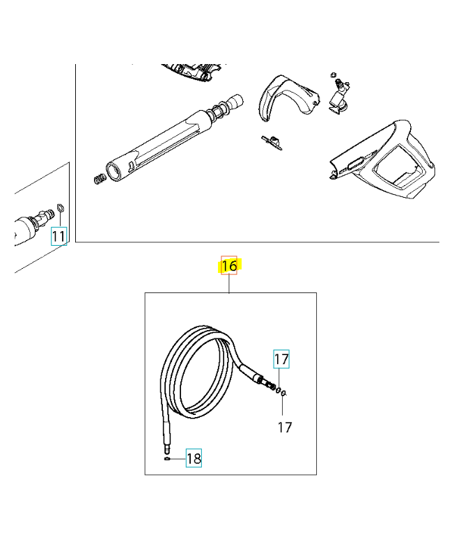 tuyau husqvarna 592617601