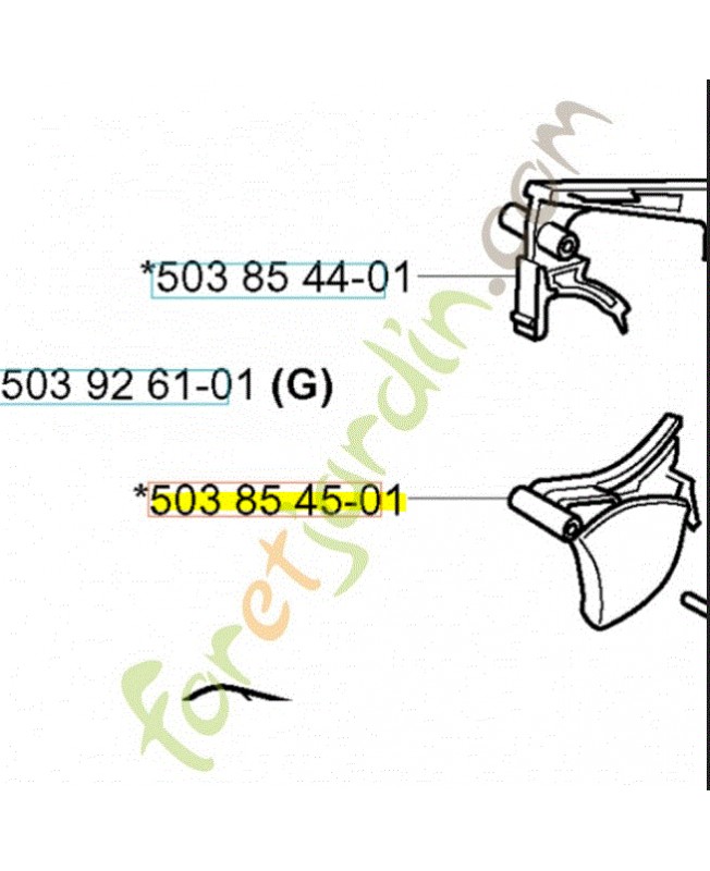 Gachette 503854501husqvarna