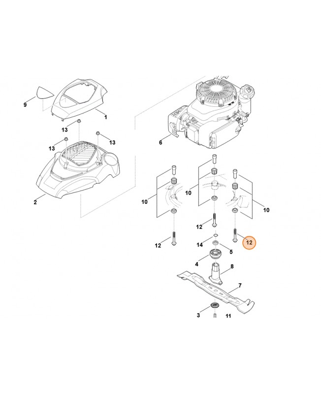 vis taraud stihl 9039-488-9000