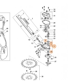 carter reducteur stihl 4180-640-0500