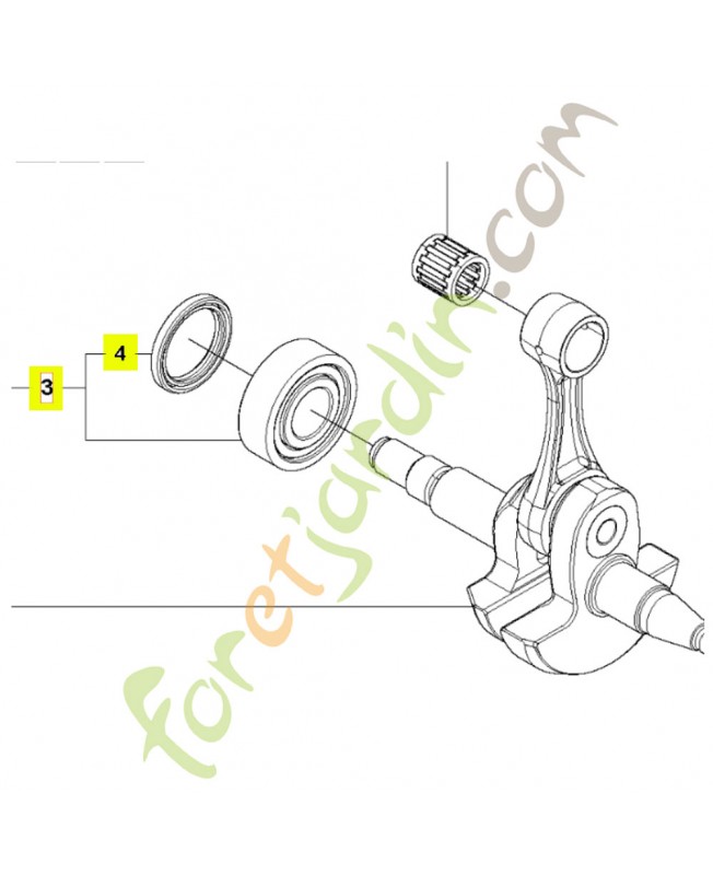 Roulement à billes 6203