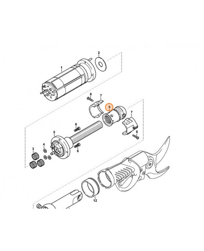 ecrou stihl 4861-640-9500
