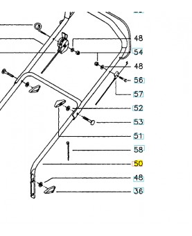 poignee husqvarna 516449011