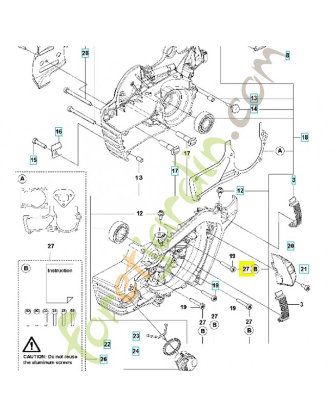 Kit vis aluminum 6 pcs