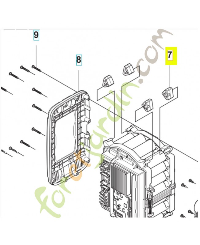 Amortisseur 529965001- Pièce détachée Husqvarna