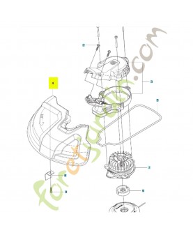 Protecteur 529967001- Pièce détachée Husqvarna