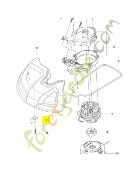 Couteau 330mm  529970201- Pièce détachée Husqvarna