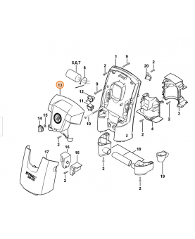 boitier stihl 4765-432-1000
