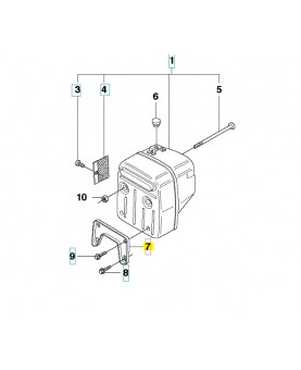 Support husqvarna 503522902