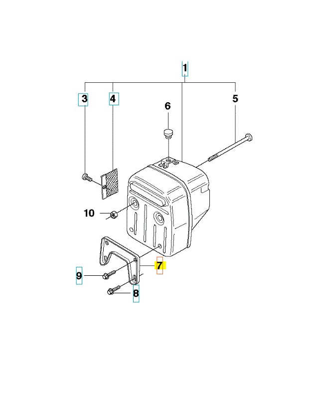 Support husqvarna 503522902