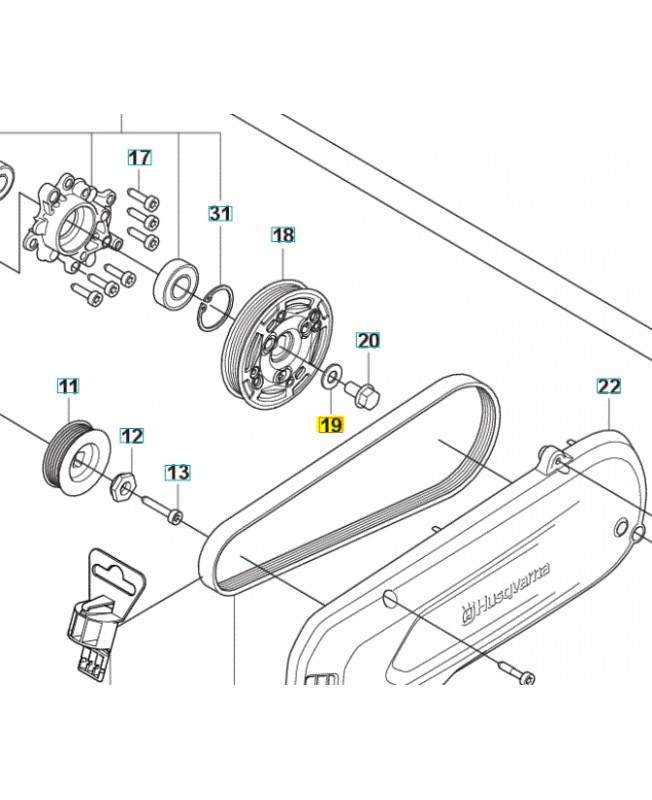 rondelle husqvarna 503230116 rondelle husqvarna 503230116