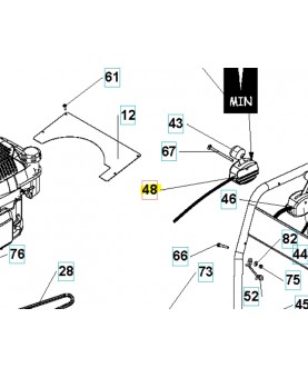 cable husqvarna 531009452