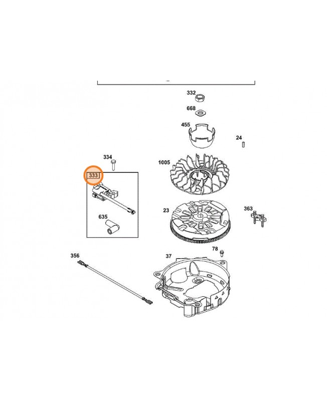 Bobine d'allumage 595291 Briggs & Stratton