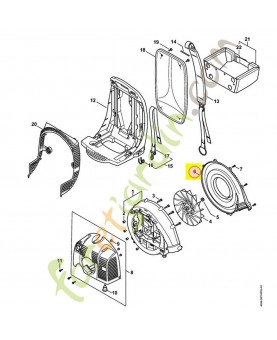 Carter turbine exterieur