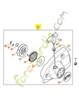 Couvercle lanceur + lanceur