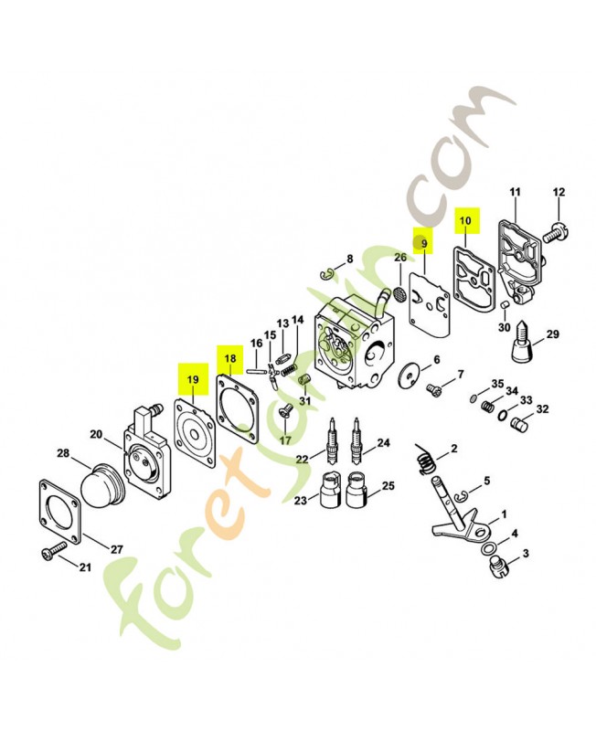 Jeu de joints carburateur