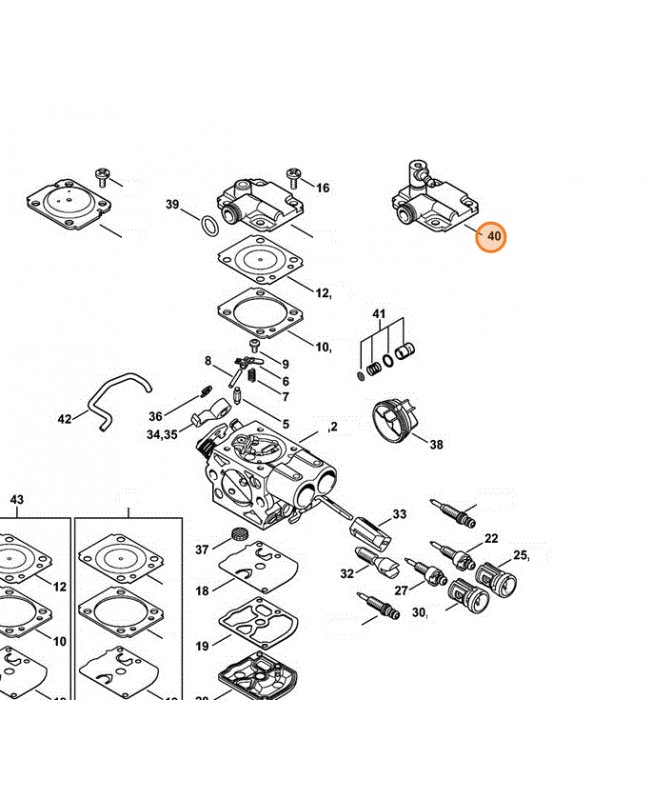 couvercle stihl 11431260705 couvercle stihl 11431260705