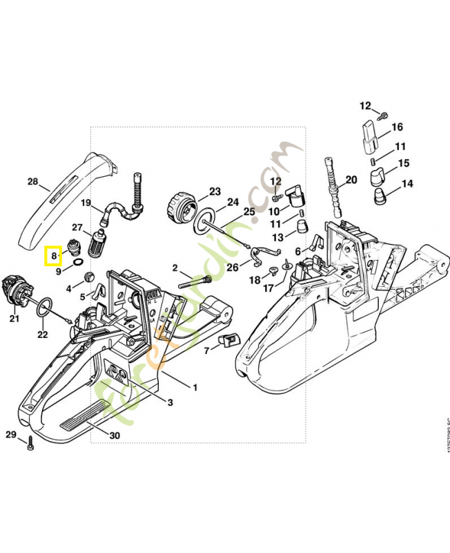 Aération de réservoir stihl ref. 0000-350-5800