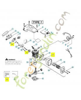 jeu de joints 530069608 husqvarna