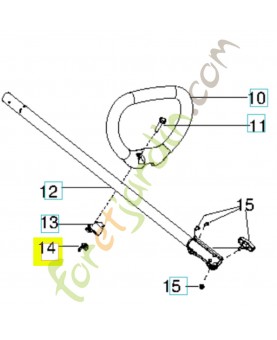 Ecrou papillon 530091373- Pièce de détachée Husqvarna