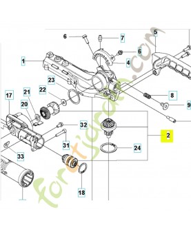 Engrenage 598434701 - Pièce détachée Husqvarna