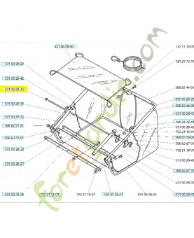 Ecrou 531002840- Pièce de détachée Husqvarna