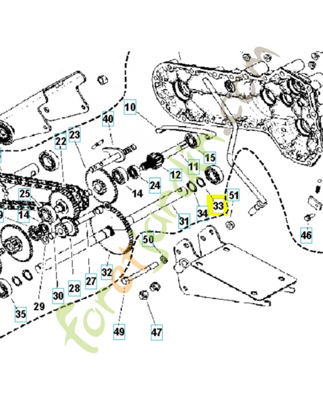 Circlip 531008403- Pièce détachée Husqvarna