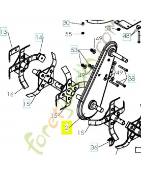 Boîte de vitesses 531008431 .Pièce détachée Husqvarna