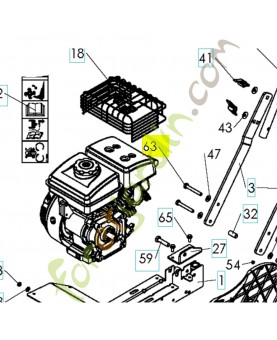 Vis 531008509- Pièce détachée Husqvarna