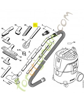 Embout rainuré stihl 4901-502-2200 - Pièce de détachée Sithl / Vicking