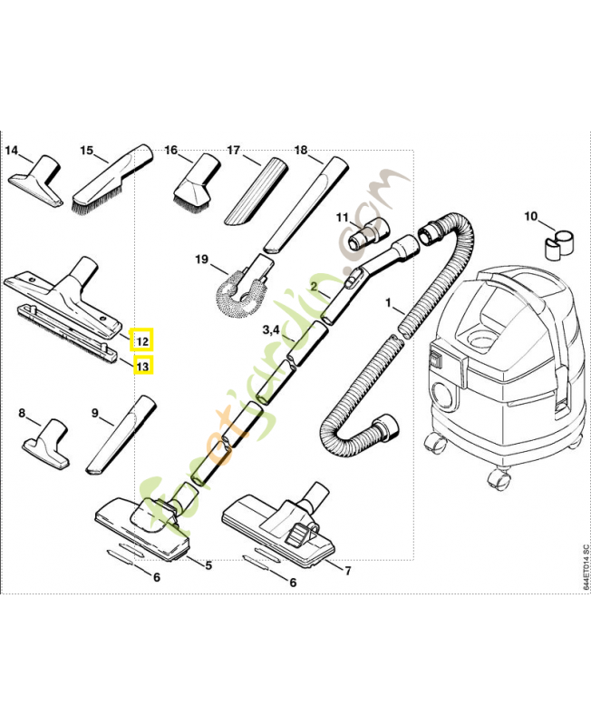 embout pour sol stihl 4901-500-2700 embout pour sol stihl 4901-500-2700