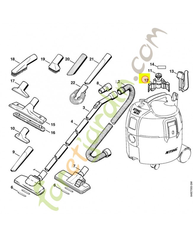 Support d'accessoires