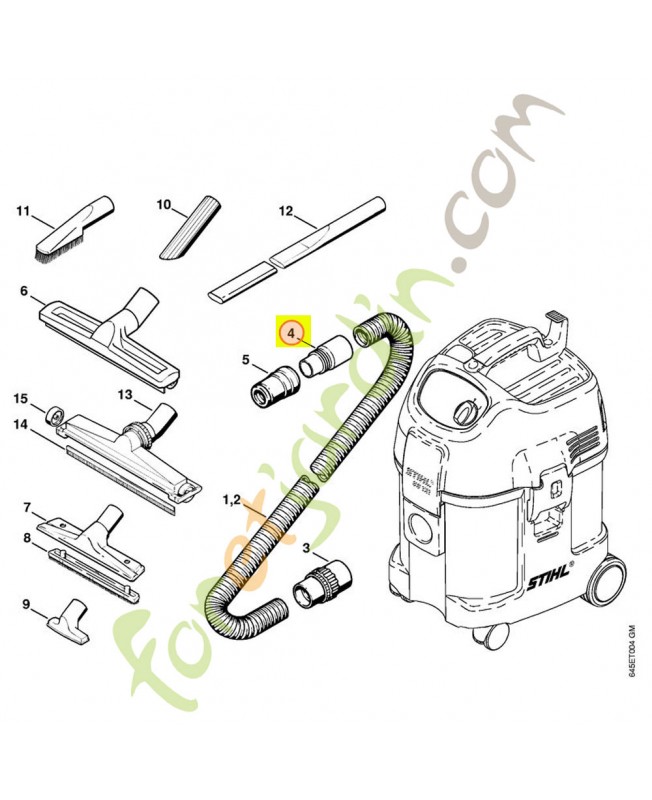 Raccord pour tuyau d.27 mm