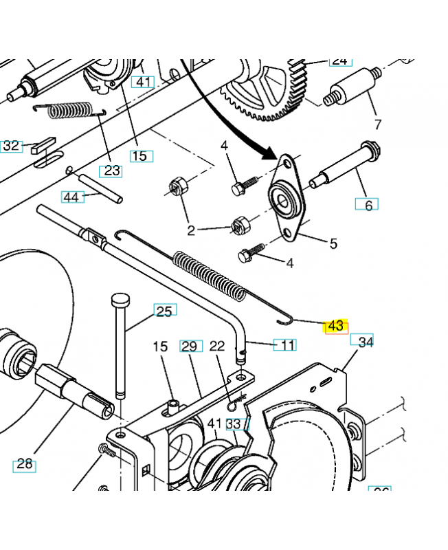 ressort husqvarna 532179095 ressort husqvarna 532179095