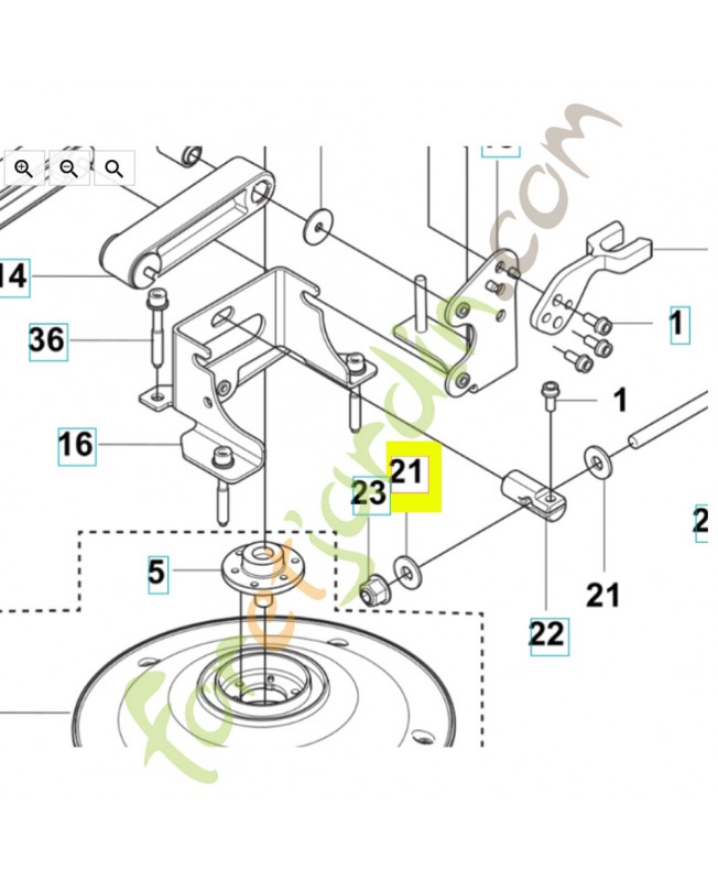 Rondelle 8.4x20x2 nylon