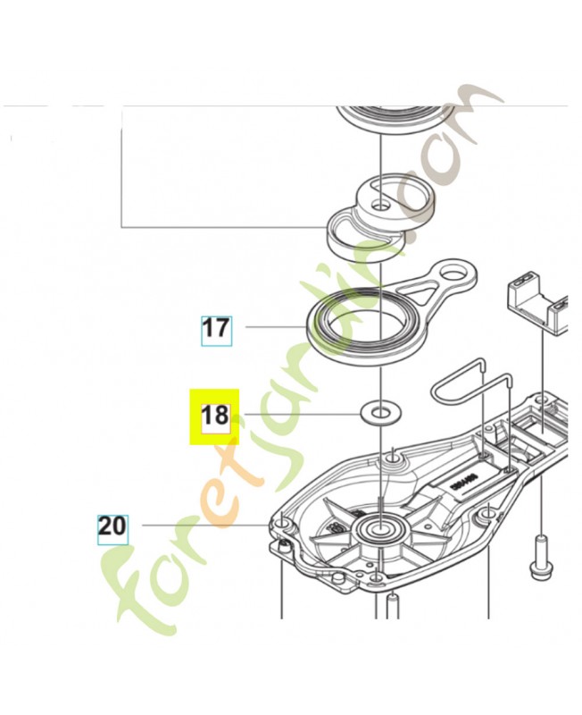 Rondelle 8.2x18x1 200hv zp