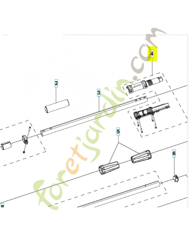 Douille 531146710 - Pièce détachée Husqvarna