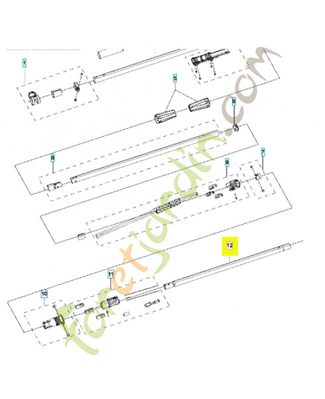 Tube 531146712- Pièce détachée Husqvarna