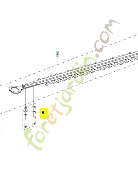 kit de fixation 531146715- Pièce détachée Husqvarna