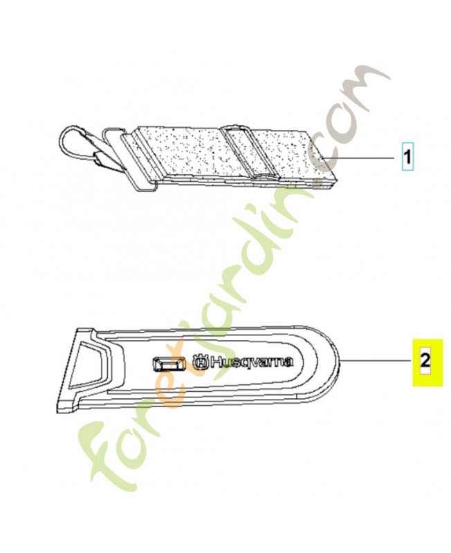 Protège guide 531146723- Pièce détachée Husqvarna