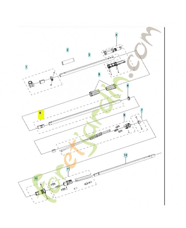 Tube 531146725- Pièce détachée Husqvarna
