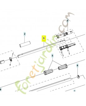 Tube 531146726 - Pièce détachée Husqvarna