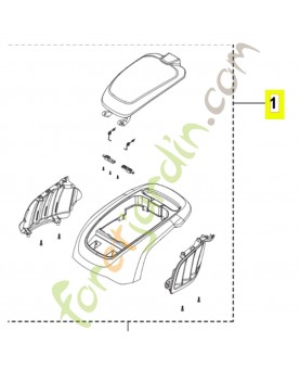 kit de couvercle 531146731 - Pièce détachée Husqvarna