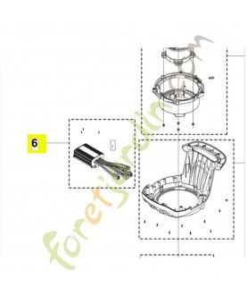 Commande 547051401- Pièce détachée Husqvarna