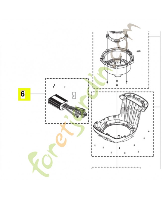 Commande 547051401- Pièce détachée Husqvarna