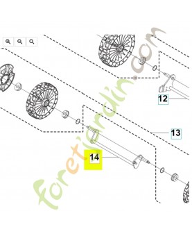 Axe 531146738- Pièce détachée Husqvarna