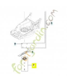 Support de lame 531146741- Pièce détachée Husqvarna