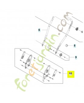 Ensemble de support de pognée 531146748- Pièce détachée Husqvarna