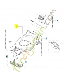 Bouchon 531146761- Pièce détachée Husqvarna