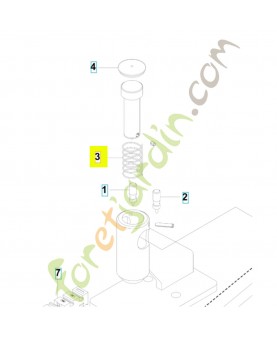 Ressort 531146763- Pièce détachée Husqvarna